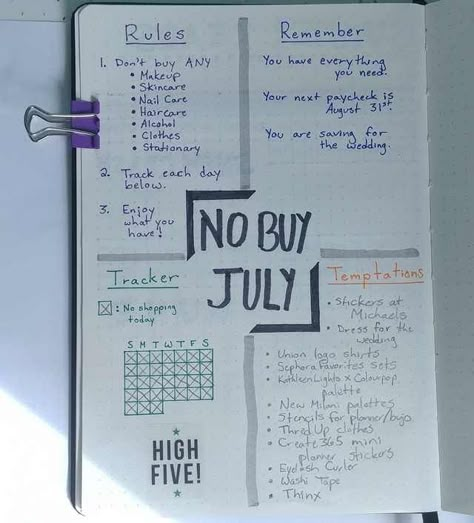 Motivation Tracker, Month Template, No Buy, Goals Bullet Journal, No Spend, Saving Money Budget, Money Saving Plan, Journal Bullet, Vie Motivation