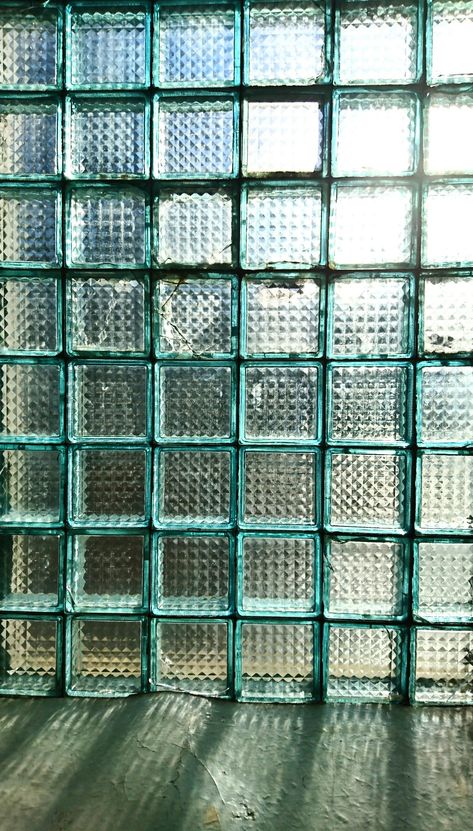 Glass Blocks Wall, Arabian Decor, Interior Props, Green Windows, Glass Brick, Bottle Wall, Glass Block, Glass Blocks, House Interior Decor