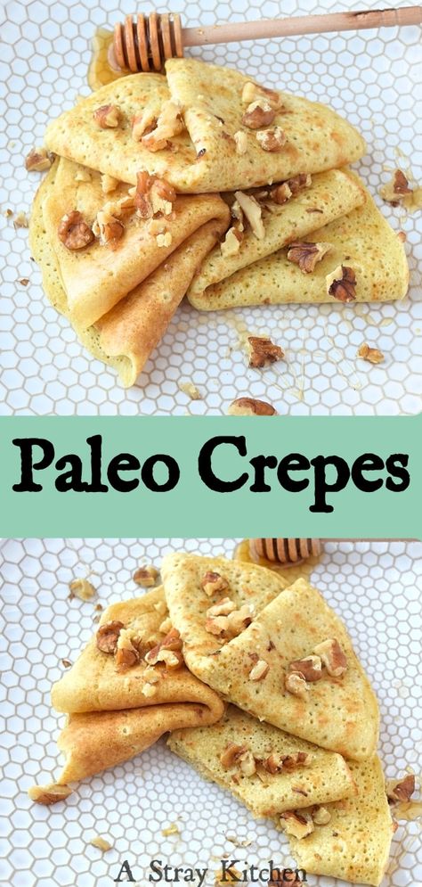 Paleo Crepes Recipe, Gluten Free Crepes Recipe, Paleo Crepes, Gluten Free Crepes, Crepe Recipe, Crepes Recipe, Delicious Paleo Recipes, Savory Crepes, Tapioca Flour