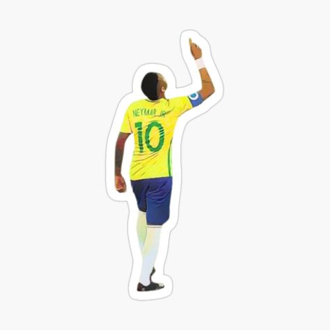 Get my art printed on awesome products. Support me at Redbubble #RBandME: https://www.redbubble.com/i/sticker/Neymar-Jr-Sticker-design-by-TzukkisDesigns/162240194.JCQM3?asc=u Neymar Collage, Decorate Notebook, Design Sticker, Coloring Stickers, Neymar Jr, Merchandise Design, Transparent Stickers, Football Fans, Neymar