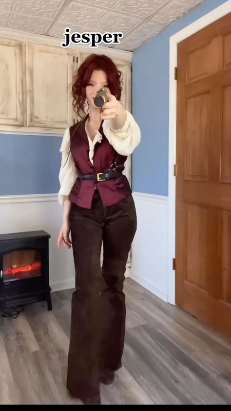 Causal Pirate Outfit, Six Of Crows Halloween Costume, Viking Outfit Woman Warriors Medieval, Medieval Outfit Women Pants, Womens Pirate Outfit With Pants, Pirate Outfit Pants, Everyday Pirate Outfit, Pirate Pants Women, Subtle Pirate Outfit