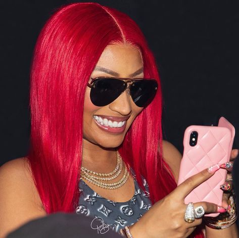 Nicki Minaj Red, Nicki Minaj, We Heart It, Domain Name, Lost, Instagram Photos, Red, Hair, Instagram