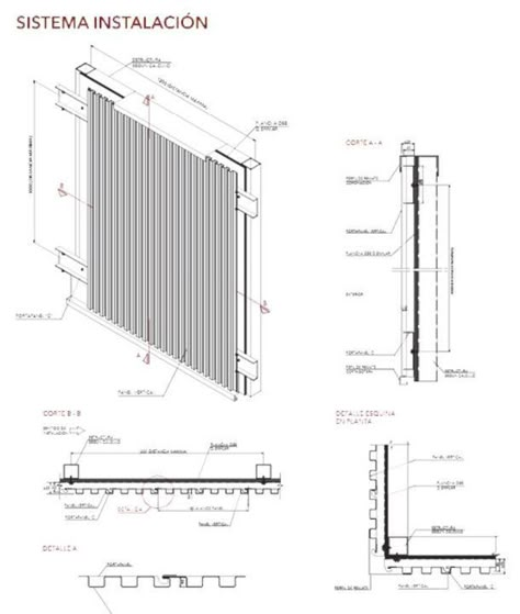 Wooden Cladding Exterior, Construction Details Architecture, Curtain Wall Detail, Wooden Cladding, Exterior Tiles, Shop Drawing, Ceiling Plan, Concept Models Architecture, Interior Design Presentation