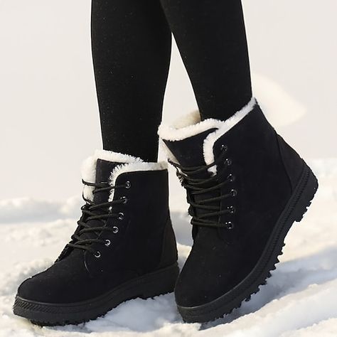 Fur Ankle Boots, Women Crafts, Warm Snow Boots, Winter Ankle Boots, Comfortable Boots, Winter Snow Boots, Women Boots, Winter Boots Women, Winter Shoes