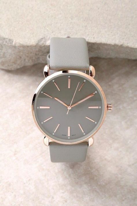 Stylish Watches For Girls, Watches Women Simple, Grey Watch, Fancy Watches, Trendy Watches, Watches Women, Watches For Women, Womens Watches Luxury, Girls Watches