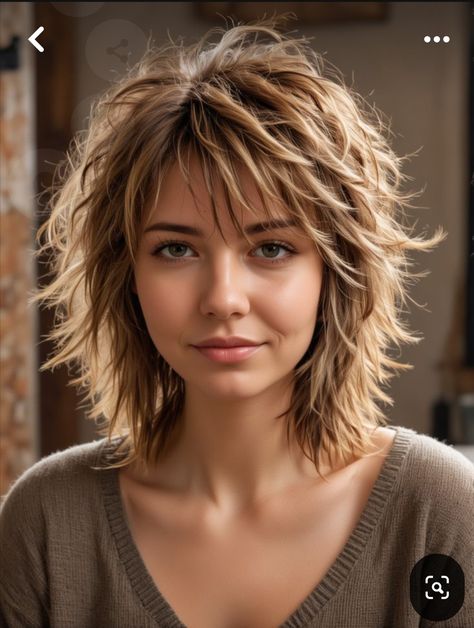 Over 50 Shag Hairstyles For Women, Choppy Layers Wavy Hair, Messy Layers Short Hair, Hairstyles To Make Your Face Slimmer, Short Shag Hairstyles For Fine Hair, Hairstyles For 50 Year Old Women, Create Pin, Medium Hair Styles For Women, Haircuts For Medium Length Hair