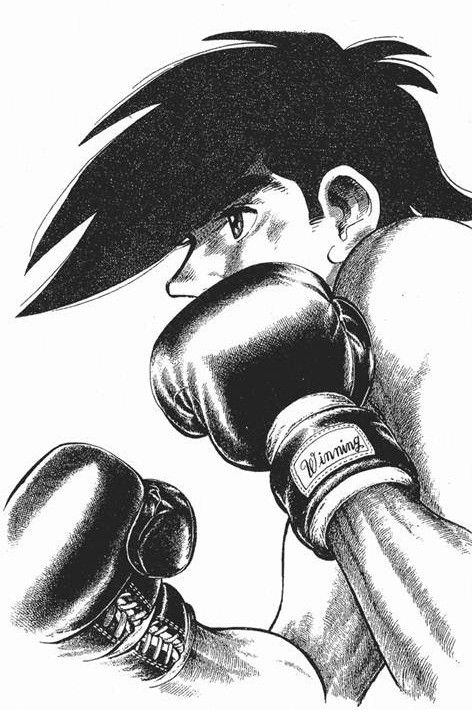 Ashita no Joe Ashita No Joe, Boxing, Tumblr Blog, Black And White, Tumblr, White, Black