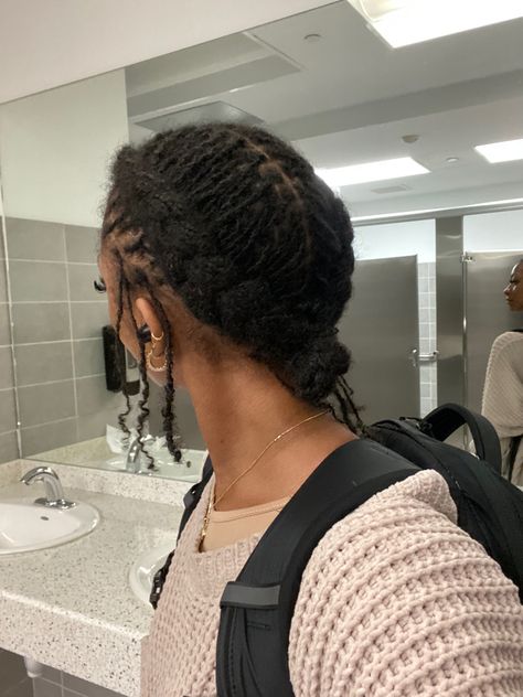 Microloc Styles Short Hair, Microlocs Loose Ends, Micro Loc Styles For Short Hair, Mirco Locs Hairstyles Short, Micro Loc Hairstyles For Women, Micro Locs Styles Short, Mini Locs Hairstyles, Mirco Locs Hairstyles, Micro Loc Hairstyles