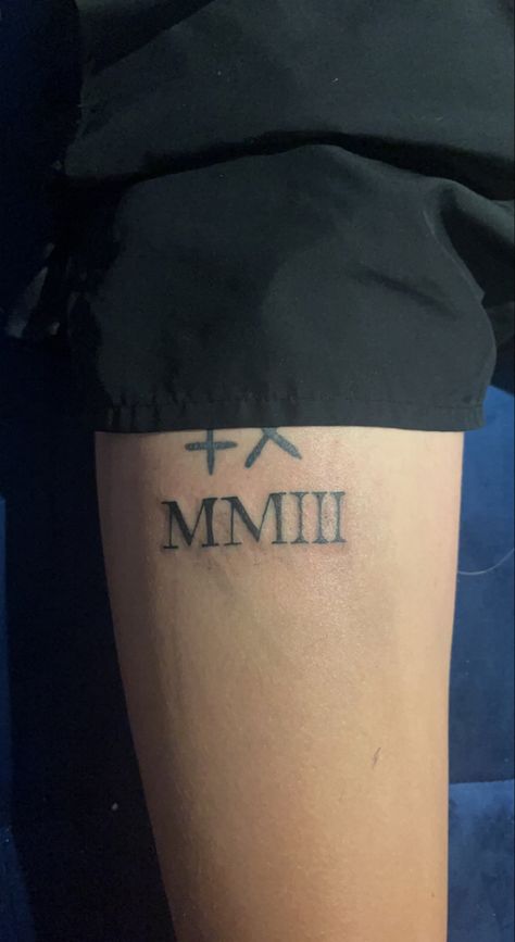 Roman Numerals Tattoo, Numerals Tattoo, Years In Roman Numerals, Roman Numeral Tattoos, Birth Year, Roman Numerals, Tattoo Quotes, Tattoos