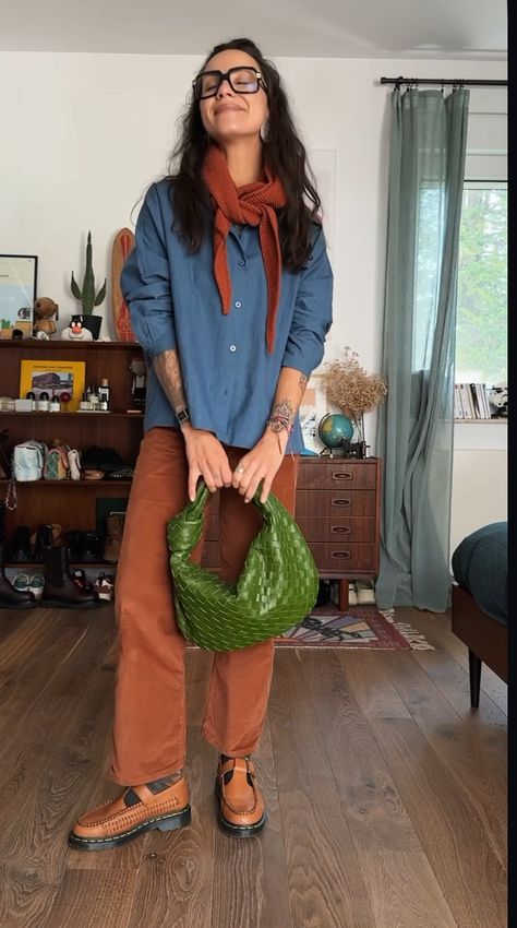 Garden Work Outfit, Aly Michalka Style, Colorful Layering Outfits, Free People Outfits Spring, Bookish Style Outfits, Outdoorsy Professional Style, Upstate New York Fashion, Rainy Weather Outfits Winter, Relaxed Christmas Outfit