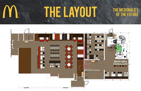 Restaurant Plan Layout, Restaurant Floor Plan Layout, Build Your Own Sandwich, Restaurant Layout Design, Fast Food Lunch, Tankless Toilet, Restaurant Floor Plan, Restaurant Layout, Restaurant Plan