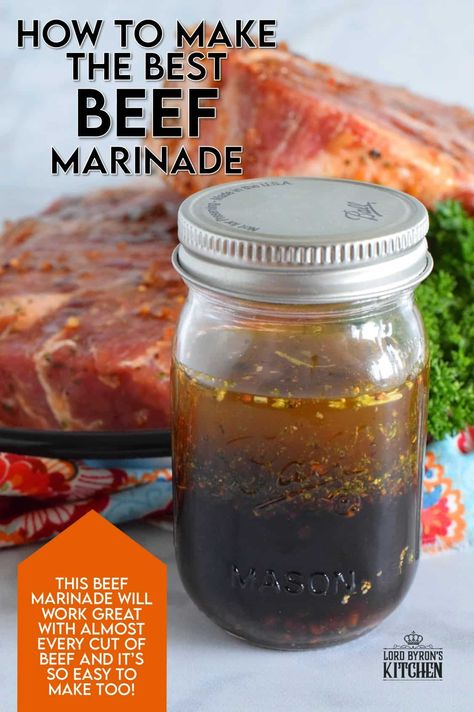 In those instances when just plain salt and pepper will not do, you need the Best Beef Marinade, and this post will share with you how to make it! It is not extravagant or complicated, but the flavour it imparts is absolutely extraordinary! #steak #beef #marinate #marinade #flavourtown #seasoning #grill Beef Stew Marinade, Beef Tenderloin Marinade, Roast Beef Marinade, Tenderloin Marinade, Sirloin Tip Steak, Homemade Italian Seasoning, Beef Loin, Sirloin Tip Roast, Sirloin Roast