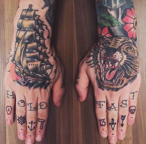 Hold fast ⚓️ Hold Fast Tattoo Old School, Hold Fast Tattoo Hands, Hold Fast Tattoo, Sailor Tattoos, Sailor Tattoo, Traditional Flash, Hold Fast, Ink Ideas, Design Drawings