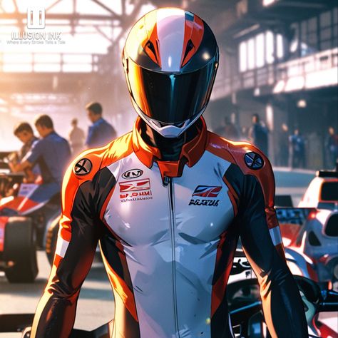 300 Anime Style Racer Male Character Reference | 8K,  on ArtStation at https://www.artstation.com/artwork/3EogNY Anime Racer, Male Character Reference, F1 Anime, Male Character, Character Reference, Character Design References, Design Reference, Anime Style, Race Cars