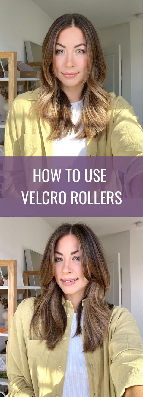 velcro rollers before and after, how to use velcro rollers, velcro rollers tutorial Velcro Rollers Tutorial, Rollers Tutorial, Hair Rollers Tutorial, Velcro Hair Rollers, Velcro Rollers, Hair Rollers, New Haircuts, Hair Inspo, How To Use