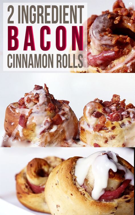 30 Bacon Recipes That Prove It’s The Best Food On Earth Cinnamon Roll Twists, Bacon Twist, Buzzfeed Recipes, Bacon Biscuits, Bacon Cinnamon Rolls, Food Post, Baking Goods, Budget Recipes, Fast Recipes