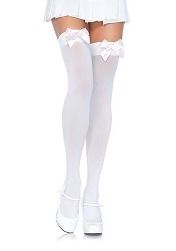 Add to Cart | HalloweenCostumes.com Three Bears Costume, White Stockings Outfit, Wishlist Accessories, Goldilocks Costume, Coquette Closet, Victorian Ghost, Kitty Costume, White Thigh Highs, School Dr