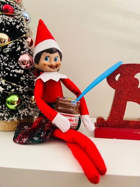 Elf On The Shelf Nutella, On The Shelf, Elf On The Shelf, Nutella, Elf, Shelves