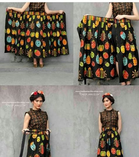 Sewing Skirts Patterns, Skirts Patterns, Batik Fashion, Batik Dress, Sewing Skirts, Skirt Style, Couture Sewing, Diy Sewing Clothes, Crochet Skirt