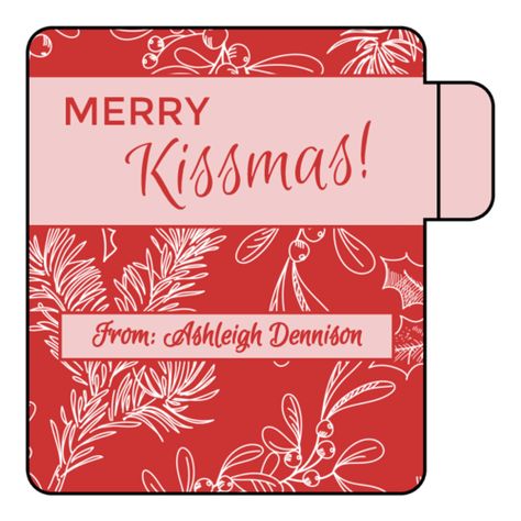 Lip Balm Label Templates - Download Lip Balm Label Designs | OnlineLabels® Lip Balm Tube Labels, Winter Lip Balm, Labels Free Printable, Lip Balm Labels Template, Lip Balm Label, Lip Balm Tin, Merry Kissmas, Holiday Lip, Lip Balm Labels