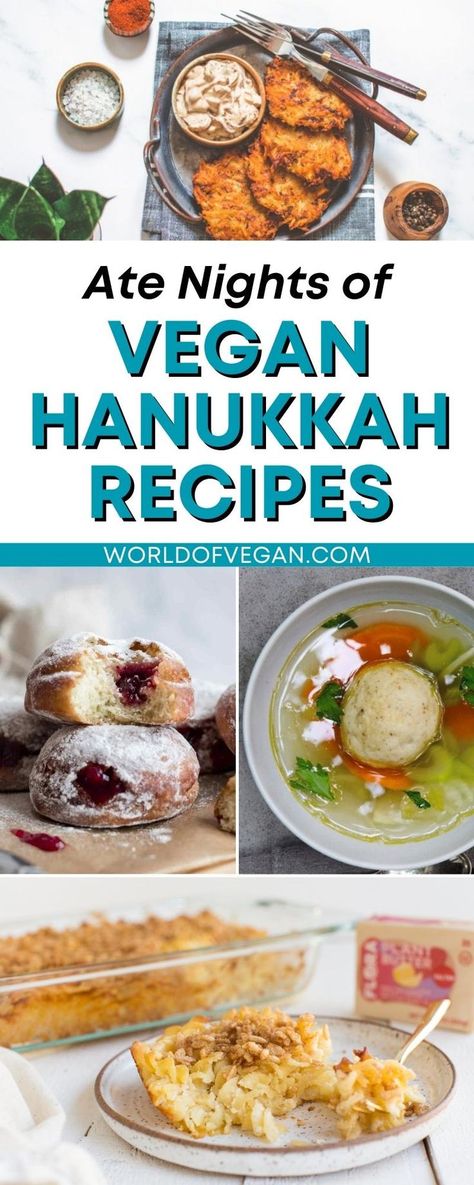 First Night Of Hanukkah Dinner, Vegetarian Hanukkah Recipes, Vegan Hanukkah Recipes, Vegan Jewish Recipes, Hannukah Aesthetic, Hanukkah Party Food, Hanukah Appetizers, Hannukah Recipes, Hanukkah Recipes