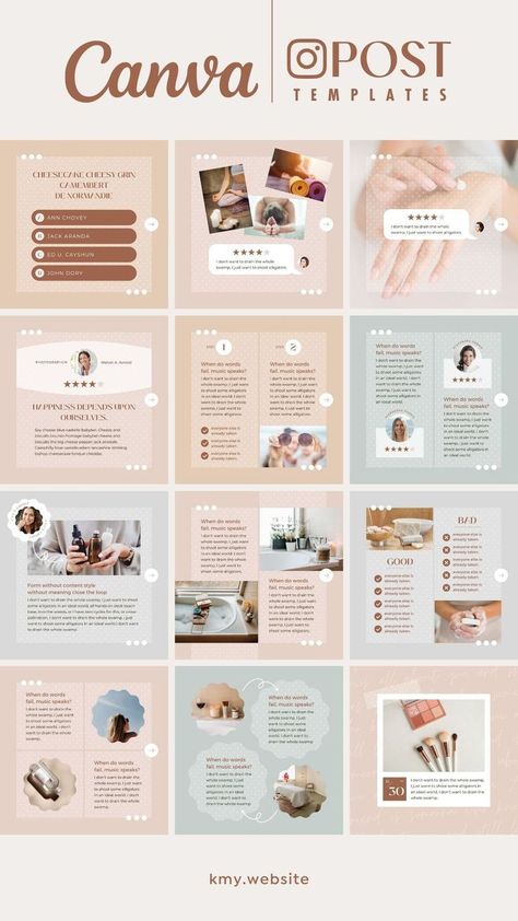 Content Brief Template, Content Creator Business Card, Instagram Content Design, Ideas De Feed, Canva Ideas Design, Canva Templates Ideas, Business Template Design, Canva Design Ideas, Social Media Template Instagram