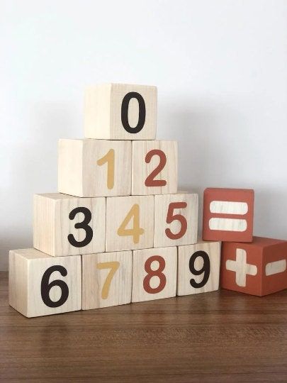 MEGA SALE!!! 50% OFF Wooden Number Cubes #beechwoodcubes #woodbirthdaygift #customwoodenblock #handpaintedwood #woodennurserydecor #woodennumberblock #numberblockcube #learningmath #valentinesdaygifts Number Cubes, Wooden Toys Plans, Wooden Numbers, Wooden Cubes, Wooden Design, Learning Math, Hand Painted Wood, Wood Toys, Wooden Blocks