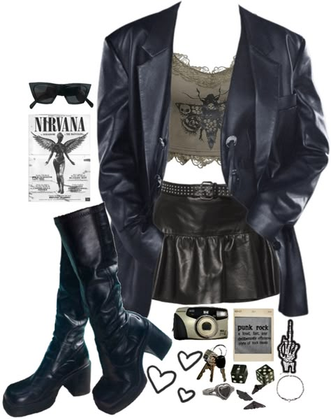 Aesthetic Rockstar Girlfriend Outfits, Funk Rock Outfit, Rockstar Gf Outfit Png, Rockstar Girlfriend Halloween Costume, Band Girlfriend Outfit, Rockstar Aesthetic Outfits Punk, Rockstar Girlfriend Style 80s, Rockstar Girlfriend Outfit 80s, Band Girl Outfit