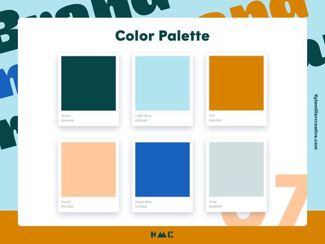 Color Palette 07 styleguide brand guide colors color palette typography brand brand identity branding illustration Royal Blue Color Scheme, Colour Psychology, Color Design Inspiration, Typography Branding, Music Coloring, Branding Mood Board, Blue Color Schemes, Blue Colour Palette, Color Palette Design