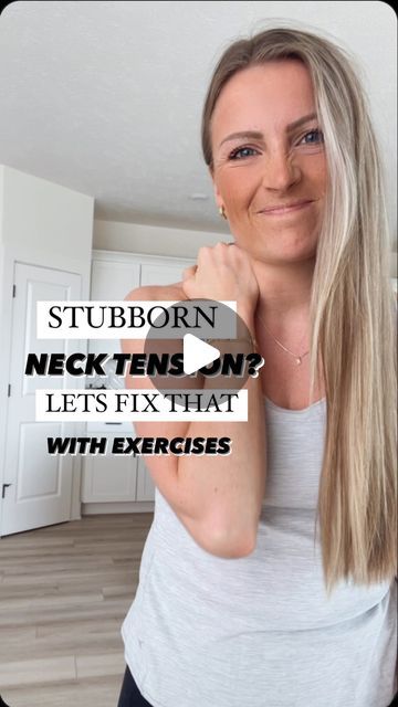 Kristen Bos | Doctor of Physical Therapy on Instagram: "Unlock the secret to alleviating persistent neck tension through the practice of mindful breathing. 🌟 🧘‍♀️   Oftentimes, tightness in the neck and upper traps is closely linked with restrictions in the ribcage, compelling individuals to rely on their neck and shoulder muscles to elevate the ribcage for adequate airflow throughout the day. 🫁  By engaging in targeted movements, we can effectively reduce muscle tension that hampers deep breathing and enhance the diaphragm’s role in proper breathing mechanics. 👏🏻   This shift addresses the underlying cause of tension, minimizing the reliance on neck and shoulder muscles.   Embrace the power of deep, intentional breaths with these movements to gently expand the ribcage, fostering rela Tension In Shoulders And Neck, Neck Tension Relief Remedies, How To Release Neck Tension, How To Relieve Neck Tension, How To Release Tension In Neck, Release Tension In Neck And Shoulders, Tight Shoulders And Neck, Pulled Neck Muscle, Release Neck Tension