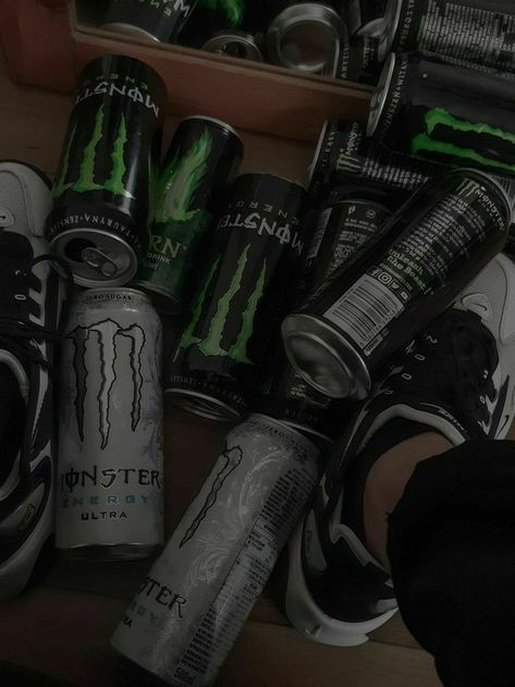 Monster Aesthetic, Monster Energy Drink, Dark Grunge, Grunge Photography, Energy Drink, Monster Energy, Grunge Aesthetic, Black Aesthetic, Energy Drinks