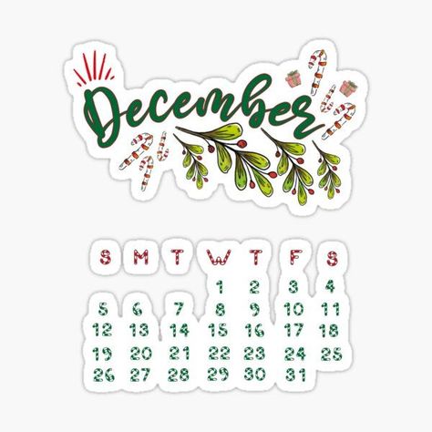 December Stickers, Christmas Stickers Printable, December Planner, Agenda Stickers, New Year Design, Christmas Dreaming, Lover Sticker, Calendar Planner, Snow Rain