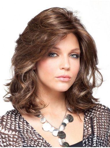 Fashionable Brown Curly Shoulder Length Classic Wigs, Classic Wigs Hairstyles Wigs, Brown Ombre Hair, Frontal Hairstyles, Best Wigs, Alternative Hair, Ombre Hair Color, Hair Collection, Long Hairstyles, Synthetic Wig