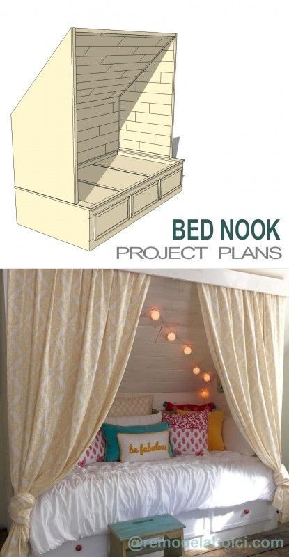 Bed Nook, Built In Bed, Attic Bedrooms, Teen Girl Bedroom, Attic Renovation, Bedroom Remodel, Attic Remodel, Attic Bedroom