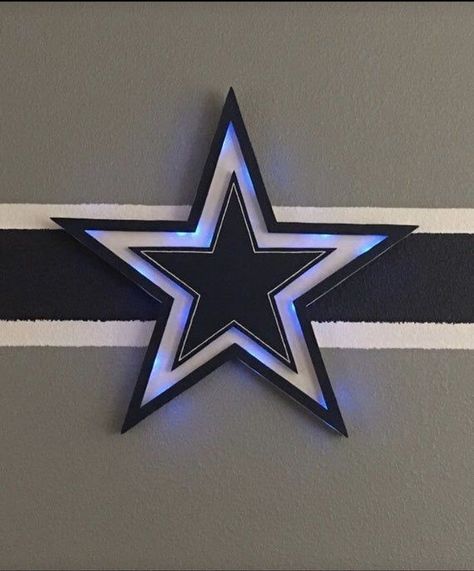 Dallas Cowboys Room Decor, Dallas Cowboys Bedroom, Dallas Cowboys Room, Stars Wall Art, Cowboy Room, Cowboys Star, Dallas Cowboys Decor, Dallas Cowboys Star, How Bout Them Cowboys