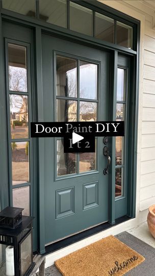 16K views · 971 reactions | How to paint your door - an easy DIY with Big Impact! The original latex paint wasn’t holding up to the elements so it was time for an upgrade. The detailed process in on my profile in a highlight called “Door Paint”. Here is a list of items used to refresh this door: Color: Charleston Green, One Hour Enamel Primer: WO Stain Eliminating GreenEZ Cleaner/Degreaser (find these on my website Carolina Furniture Collective dot Com) Masking Liquid: Amazon (linked in my bio) Sprayer: Wagner Flexio 5000 - Amazon (linked in my bio) Option 2 for Water Based Primer: BM Aqualock (black) DM with any questions! | Rusted Rose Vintage | Noah Kahan · Northern Attitude Masking Liquid, Northern Attitude, Charleston Green, Water Based Primer, Door Paint, Noah Kahan, Latex Paint, Rose Vintage, Door Color