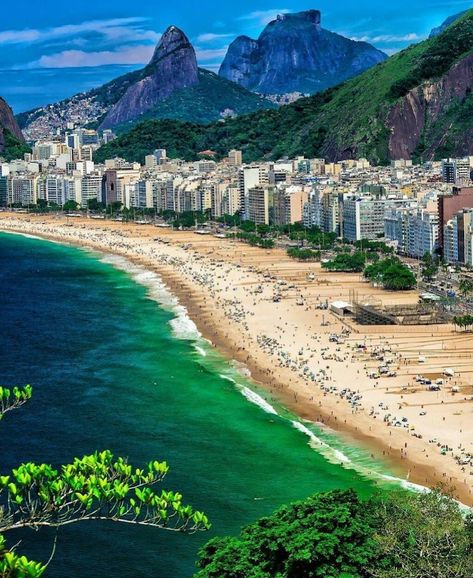 Rio Brazil, Copacabana Beach, America Latina, Brazil Travel, Dream Travel Destinations, South America Travel, Most Beautiful Cities, Beautiful Places To Visit, Dream Destinations