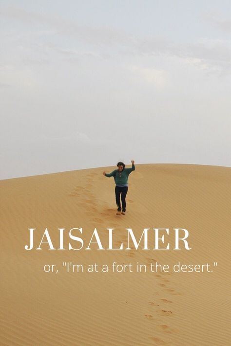 Jaisalmer, In The Desert, Trip Ideas, Sense Of Humor, Culture Travel, The Desert, Adventure Travel, Fort, Sense