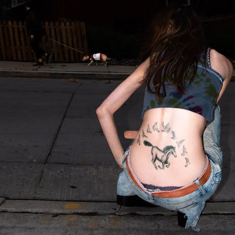 Under Your Spell, Horse Tattoo, Indie Sleaze, Trailer Park, Tattoo Placement, Skin Art, Body Mods, Spotify Song, A Tattoo