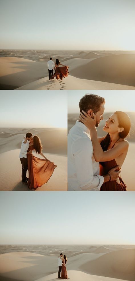 Imperial Sand Dunes, Desert Photoshoot Ideas, Sand Dunes Photoshoot, Desert Photoshoot, California Engagement Photos, Engagement Pictures Poses, California Wedding Photography, Photographs Ideas, The Bachelor