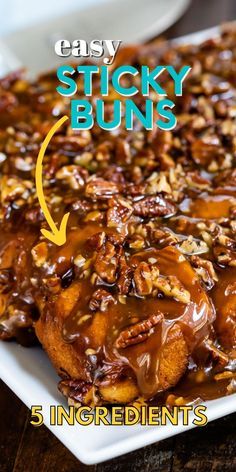 5 Ingredient Sticky Buns, Raisin Sticky Buns, Sticky Bun Casserole, Upside Down Sticky Buns, Crescent Roll Sticky Buns, Pecan Rolls Recipe Sticky Buns Easy, Sticky Buns With Rhodes Rolls, Homemade Sticky Buns Recipes, Sticky Buns Easy Pillsbury