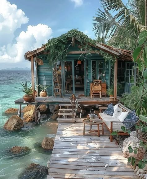 Small Beach House, Beachside House, Bedroom Moody, Most Beautiful Homes, Apartment Bedroom Ideas, Baddie Apartment, Baddie Apartment Ideas, Small Beach Houses, Amazing Houses