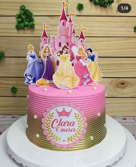 Disney Princess Birthday Cake One Tier, Princes Cakes Birthday, Disney Princess Cake Ideas, Disney Princess Birthday Party Cake, Princes Cake, Disney Princess Birthday Cake, Princess Cake Ideas, Disney Princess Cakes, Putri Aurora