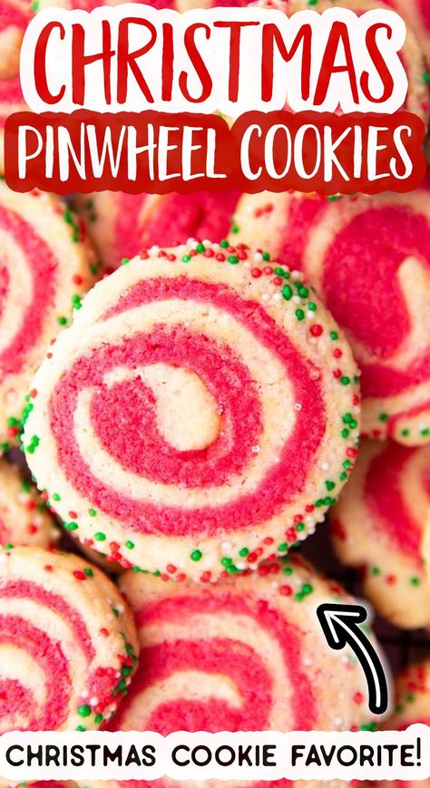 Christmas Swirl Cookies, Christmas Pinwheel Cookies, Pinwheel Cookies Recipe, Pinwheel Sugar Cookies, Swirl Cookies, Christmas Cookie Recipes Holiday, Halloween Food Appetizers, Pinwheel Cookies, Easy Christmas Cookie Recipes