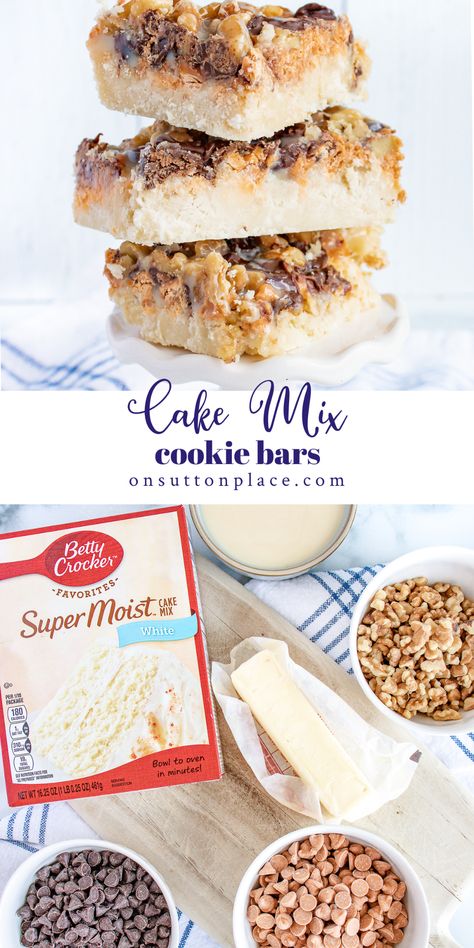 Raspberry Cake Mix Bars, Bar Cookies Made With Cake Mixes, Easy Cake Mix Cookie Bars, Cake Mix Sugar Cookie Bars, Bar Cookies 9x13 Easy, Dessert With Cake Mix Boxes, Cakemix Cookie, White Cake Mix Desserts, Easy Cake Mix Recipes