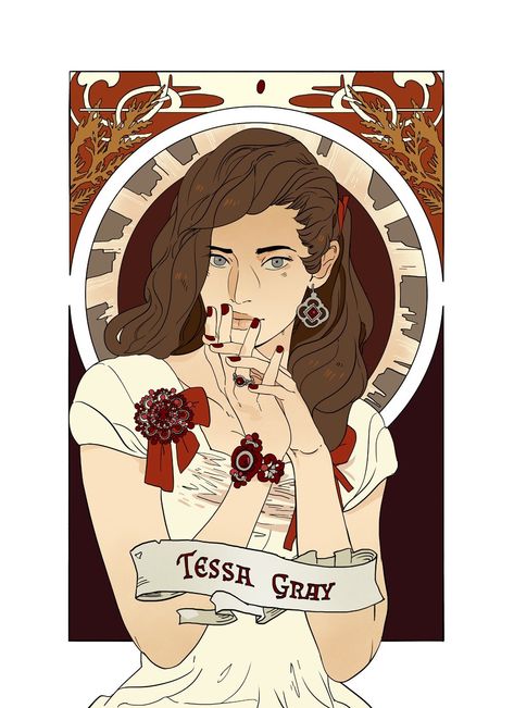 Cassandra Jean on Twitter: "Resharing the portraits I drew for the 10th anniversary of The Infernal Devices! The theme was birth stones.… " Angel Anniversary, Cassandra Jean, Tessa Gray, Clockwork Princess, Cassie Clare, Clockwork Angel, Cassandra Clare Books, Peculiar Children, Infernal Devices