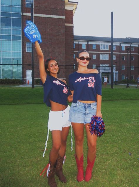 welcome to the big leagues ⚾️💙 @axouncw in custom t-shirts for bid day! #familyweekend #collegelife #dadsday #college #design #sororitygirls #sisters #sororitylife #sisterhood #rush #tshirts #bidday #sorority #outfitinspo #recruitment Sorority Jersey Outfit, Welcome To The Big Leagues Bid Day, Sorority Philanthropy Shirts, Sorority Tshirt Ideas, Bid Day Outfits, Sorority Apparel Ideas, Work Week Themes, Sorority Aesthetic, Sisterhood Retreat