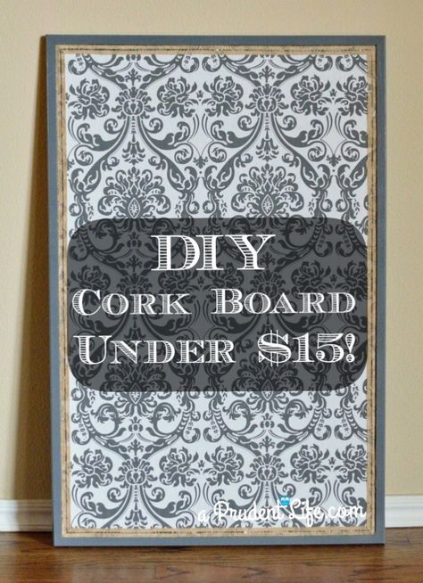 Diy Office Organization, Diy Cork Board, Diy Cork, Cork Boards, Budget Crafts, Cork Diy, Tile Stencil, Diy Office, Cork Crafts