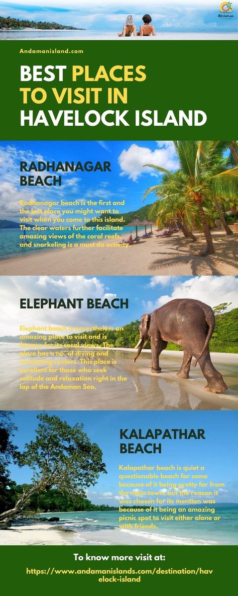 Places to Visit in Havelock Island Havelock Island, Port Blair, Andaman Islands, Backpacking India, Andaman And Nicobar Islands, Beach Destinations, Destin Beach, Best Places To Visit, Sandy Beaches