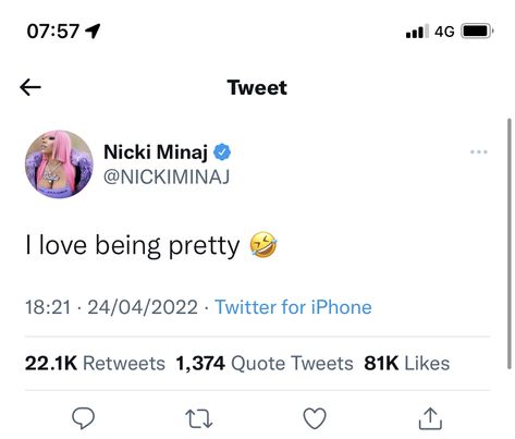 Nicki Minaj Instagram Captions, Nicki Minaj Tweets, Nicki Quotes, Nicki Minaj Quotes, Y2k Girl, Twitter Tweets, Queen Quotes, Aesthetic Iphone, Text Posts